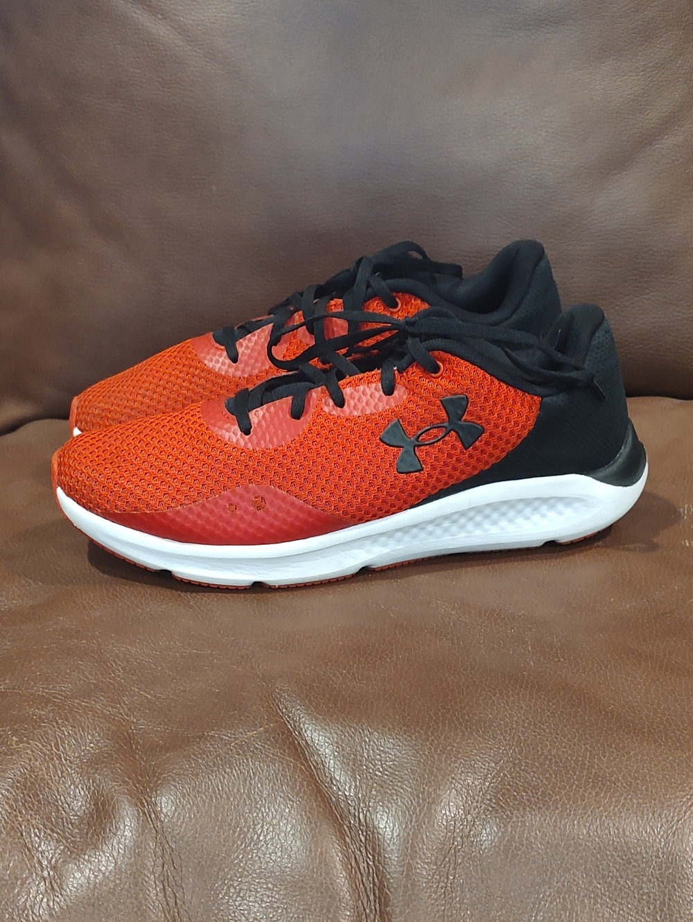 UNDER ARMOUR Charged Pursuit 3 Red/Black Running Shoes Style 3024878-601 Sz. 9.5